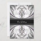 Classy Elegance Wedding Invitation Kaart (Achterkant)