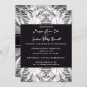 Classy Elegance Wedding Invitation Kaart (Voorkant / Achterkant)