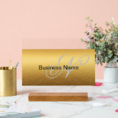 Classy Elegant aangepaste naam Acryl Bord (Huwelijk)