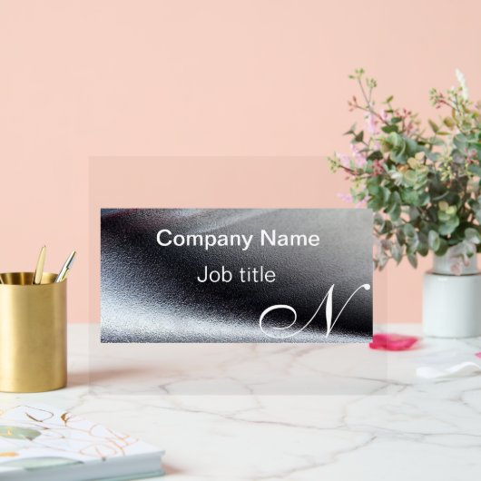 Classy Elegant aangepaste naam Acryl Bord (Huwelijk)