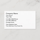 Classy Elegant Attorney Business Cards Design Visitekaartje (Achterkant)