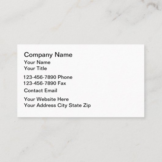 Classy Elegant Attorney Business Cards Design Visitekaartje (Achterkant)