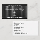 Classy Elegant Attorney Business Cards Design Visitekaartje (Voorkant / Achterkant)