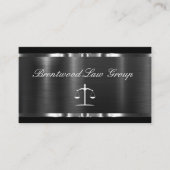 Classy Elegant Attorney Business Cards Design Visitekaartje (Voorkant)