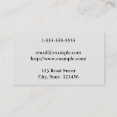 Classy & Elegant Attorney Visitekaartje (Achterkant)