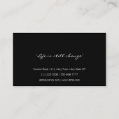 Classy Elegant | Beroepsbeoefenaars Visitekaartje (Achterkant)