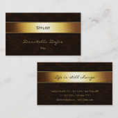 Classy Elegant Damask Professional | Stijllijst Visitekaartje (Voorkant / Achterkant)