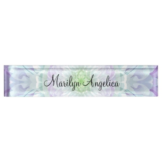 Classy Elegant Dames Monogram Naambordje (Voorkant)