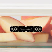 Classy Elegant Feminine Roos Gold Black & Silver Labels (Aangebracht)