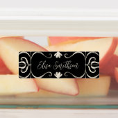 Classy Elegant Feminine Roos Gold Black & Silver Labels (Aangebracht)