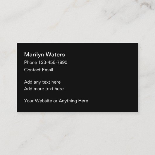 Classy Elegant Gold Design Elements  Visitekaartje (Achterkant)