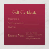 Classy Elegant Gold Red-kerstboom (Achterkant)