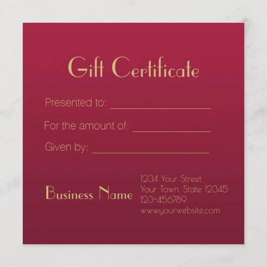 Classy Elegant Gold Red-kerstboom (Achterkant)