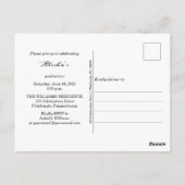 Classy Elegant Gold Text Afstuderen 1 Photo Maroon Briefkaart (Achterkant)