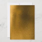 Classy Elegant Gold | Thanksgiving Bourgogne Flora Kaart (Achterkant)