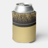 Classy Elegant Irish Shamrock, Faux Gold Confetti Blikjeskoeler (Blikje Achterkant)