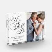 Classy Elegant Jubileum Vow Renewal Foto (Links)