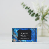 Classy Elegant Labradorite Visitekaartje (Staand voorkant)