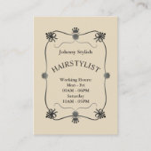 Classy elegant lijst stijlvol luxe klassiek visitekaartje (Voorkant)