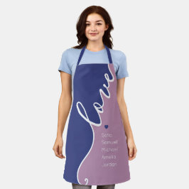 Classy Elegant Love Script Schort