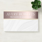 Classy Elegant Luxury Floral roos gold Post-it® Notes (Kantoor)