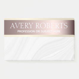 Classy Elegant Luxury Floral roos gold Post-it® Notes