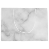 Classy Elegant Marble Personalized Bridesmaids Groot Cadeauzakje (Achterkant)