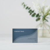 Classy Elegant Professional | Afgesneden Visitekaartje (Staand voorkant)