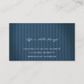 Classy Elegant Professional | Afgesneden Visitekaartje (Achterkant)