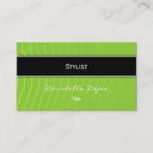 Classy Elegant Professional Green Visitekaartje (Voorkant)