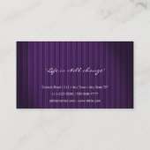 Classy Elegant Professional Visitekaartje (Achterkant)