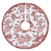 Classy Elegant  Red Fox Woodland Kerstboom Rok (Voorkant)