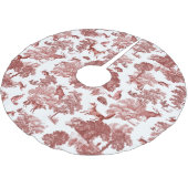 Classy Elegant Red Fox Woodland Kerstboom Rok (Gekanteld)