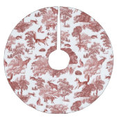 Classy Elegant  Red Fox Woodland Kerstboom Rok (Voorkant)