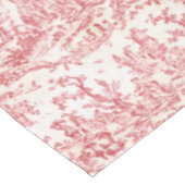 Classy Elegant  Rode Franse Country Toile Tafelkleed (Gekanteld)