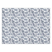 Classy Elegant Rustiek Blauw Bos Dieren Toile Tafelkleed (Voorkant (Horizontaal))