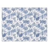 Classy Elegant Rustiek Blauw Land Toile Tafelkleed (Voorkant (Horizontaal))