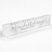 Classy Elegant White Marble Naambordje