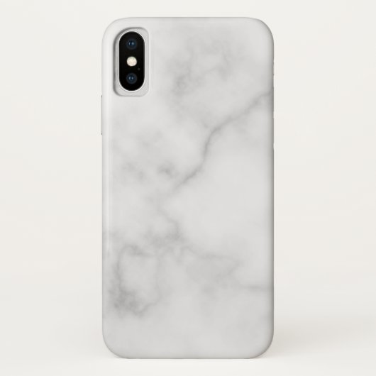 Classy Elegant White Marble Pattern Case-Mate iPhone Case (Achterkant)