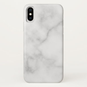 Classy Elegant White Marble Pattern iPhone X Hoesje