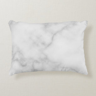 Classy Elegant White Marble Pattern Decoratief Kussen