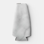 Classy Elegant White Marble Pattern Flesjeskoeler (Voorkant)