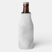 Classy Elegant White Marble Pattern Flesjeskoeler (Fles Voorkant)