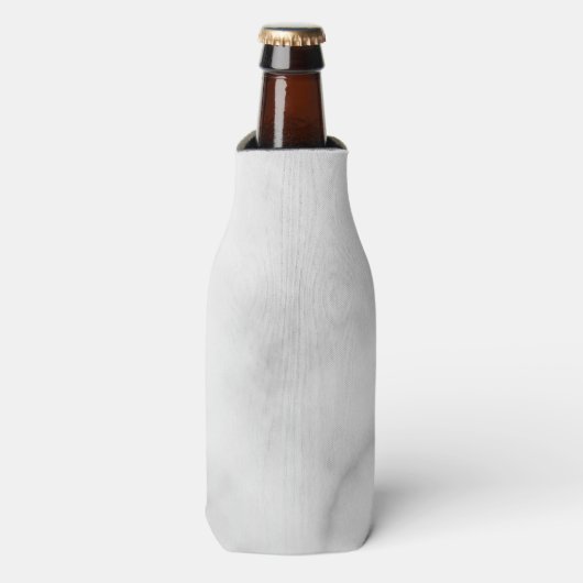 Classy Elegant White Marble Pattern Flesjeskoeler (Fles Voorkant)