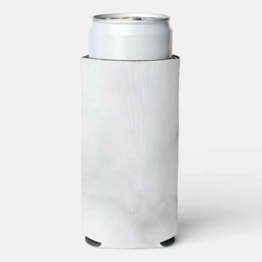 Classy Elegant White Marble Pattern Koelbox Seltzer Blikjeskoeler (Seltzer Achterkant)