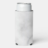Classy Elegant White Marble Pattern Koelbox Seltzer Blikjeskoeler (Seltzer Voorkant)