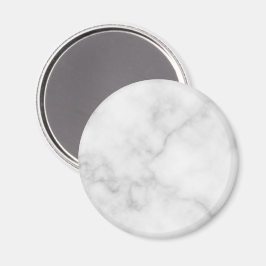 Classy Elegant White Marble Pattern Magneet (Voorkant / Achterkant)