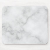 Classy Elegant White Marble Pattern Muismat (Voorkant)