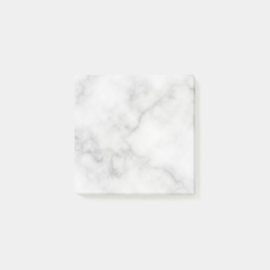 Classy Elegant White Marble Pattern Post-it® Notes (Voorkant)