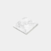 Classy Elegant White Marble Pattern Post-it® Notes (Schuin)